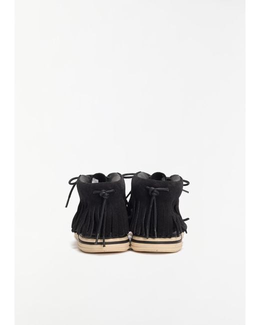 Visvim Black Suede Lace-up Boots