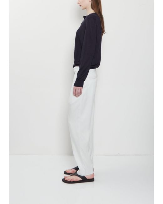 The Row Blue Karsten Lyocell Pant