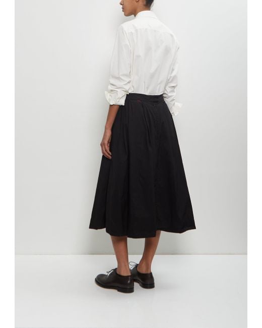 Casey Casey White Cotton Linen Anarchic Skirt