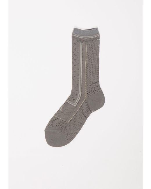 Antipast Gray Baller Lace Knitted Socks