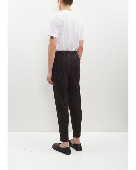 Homme Plissé Issey Miyake White Compleat Trousers