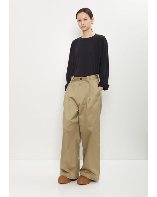 Sofie D'Hoore Natural Pasadena Cotton Darted Pants