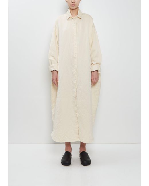 Casey Casey Natural Tippy Cotton Linen Dress