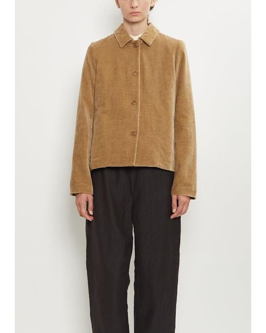 Casey Casey Black Pwet Cotton Velvet Jacket