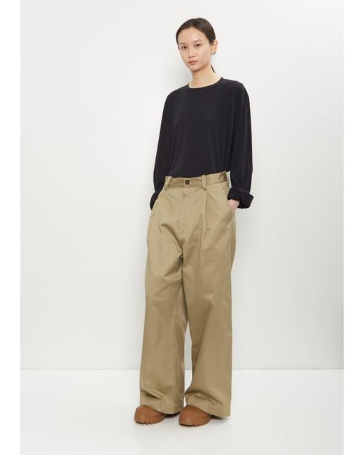Sofie D'Hoore Natural Pasadena Cotton Darted Pants