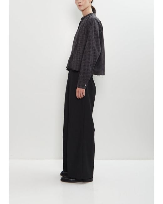 Camiel Fortgens Black Anorak Cotton Poplin Shirt