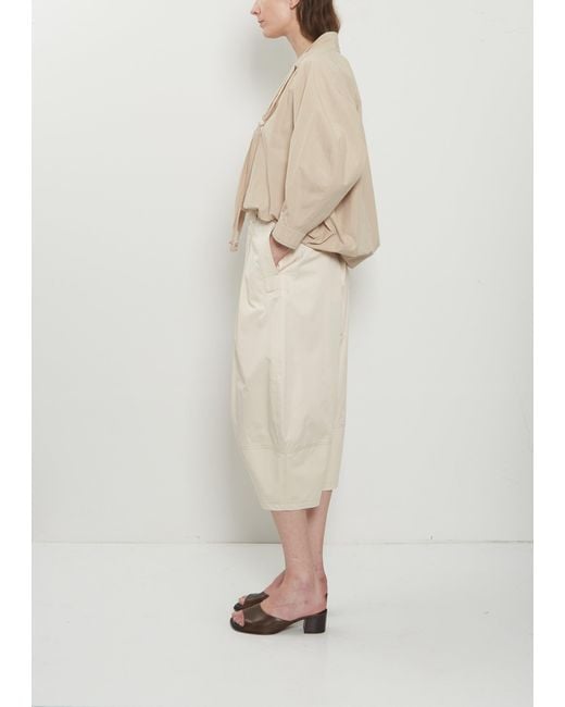 Lemaire Natural Cropped Bermuda Pants