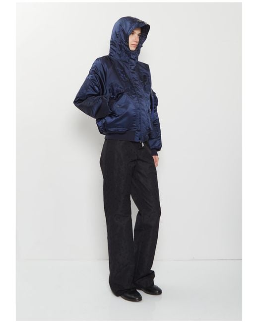 CECILIE BAHNSEN Blue X Alpha Industries N-2b Jacket