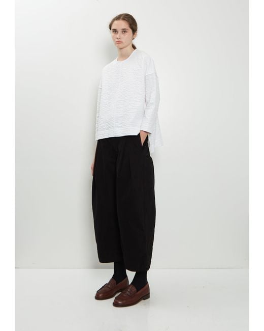 Toogood White The Etcher Organic Cotton Trouser