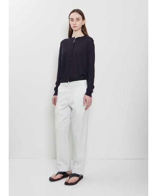 The Row Blue Karsten Lyocell Pant