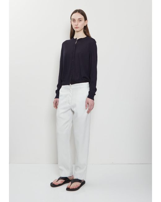 The Row Blue Karsten Lyocell Pant