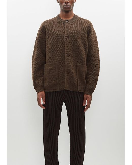 HOMME PLISSE ISSEI MIYAKE ニット イエローu0026ブラック