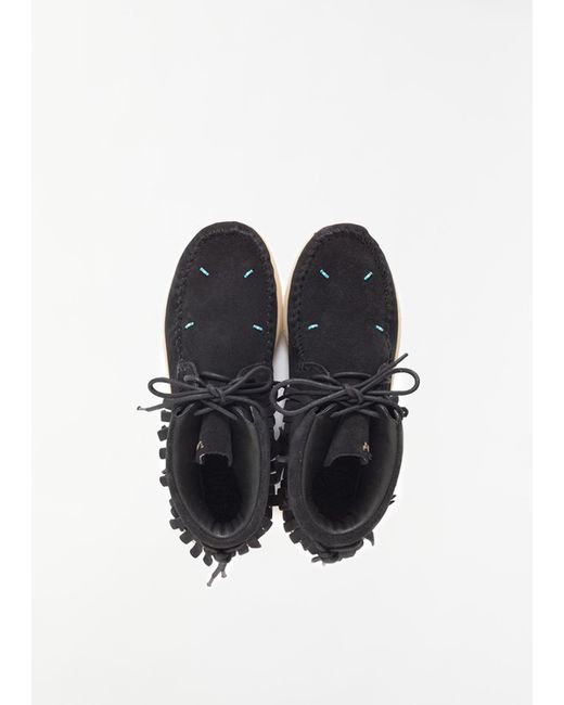 Visvim Black Suede Lace-up Boots