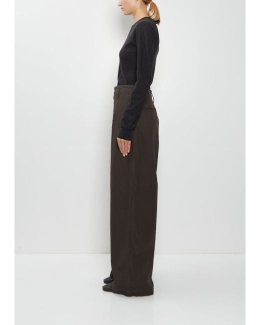 Lemaire Black Large Cotton Chino