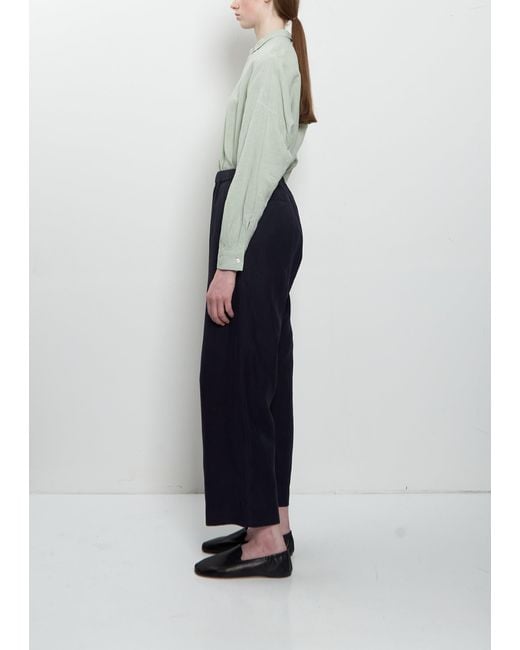 Arts & Science White Easy Wide Linen Pant