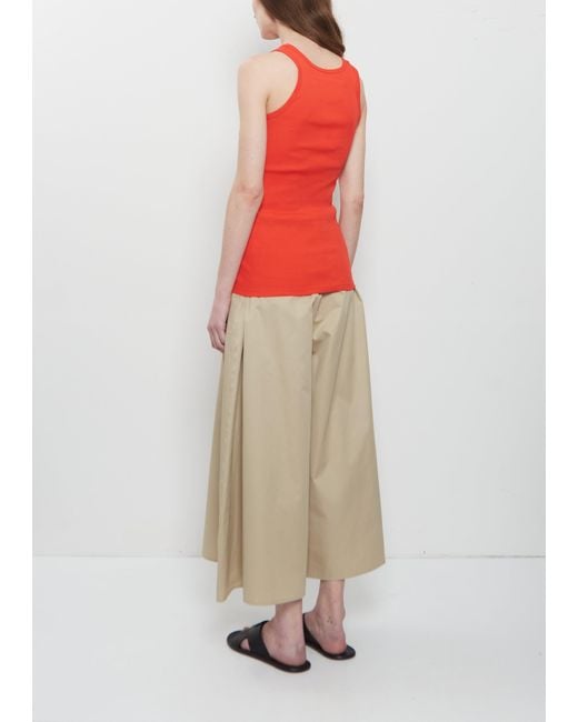 Meta Campania Collective Red Francis Cotton Ribbed Tank Top