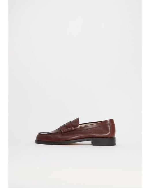 Common Projects White Soft Leather Loafer