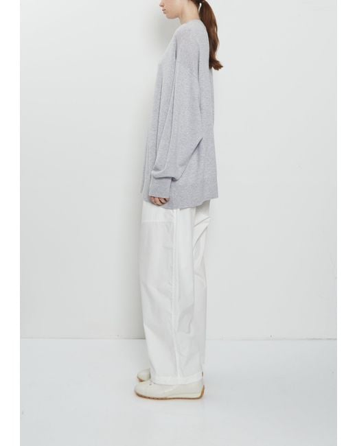 Sofie D'Hoore White Miller Cashmere Sweater
