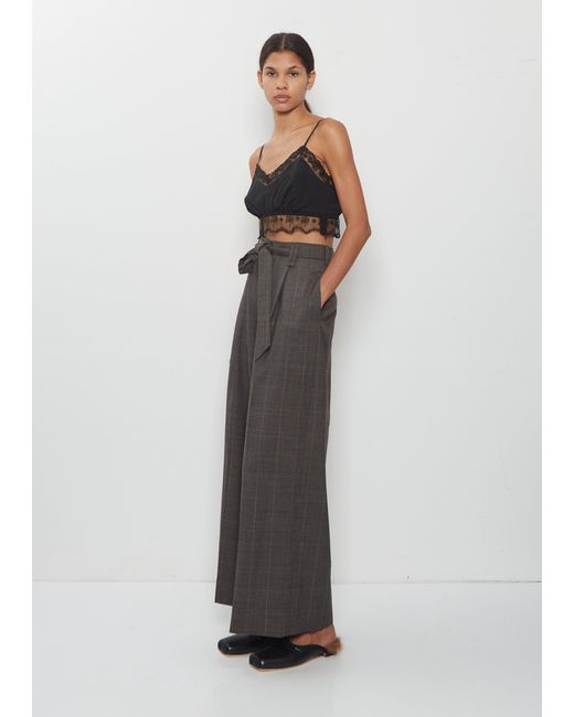 Simone Rocha Multicolor Cropped Wide Leg Slash Trousers