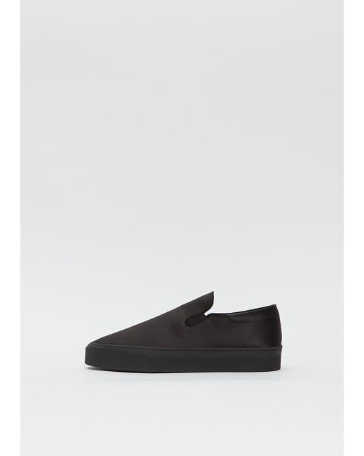 The Row Marie H Sneaker in Black Lyst