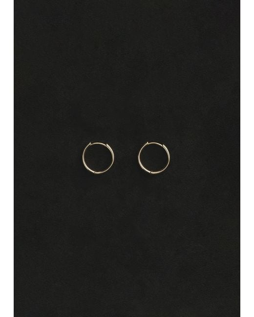 Sophie Buhai Black Gold Intrinsic Hoop Single