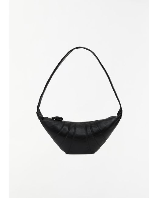 Lemaire Black Medium Croissant Bag