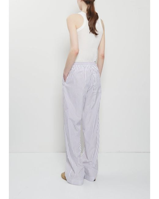 Loulou de Saison White Cisco Cotton Pants