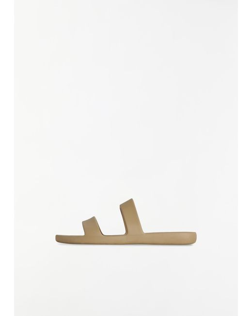 The Row White Foam Sandal