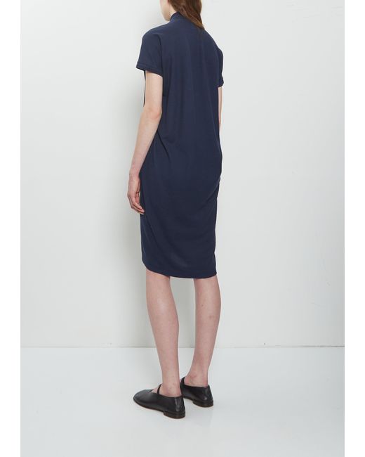 Visvim Blue Ultimate Ruana Weller S/s Polo Shirt Dress