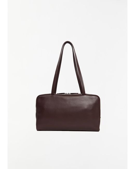 The Row White Astra Leather Bowling
