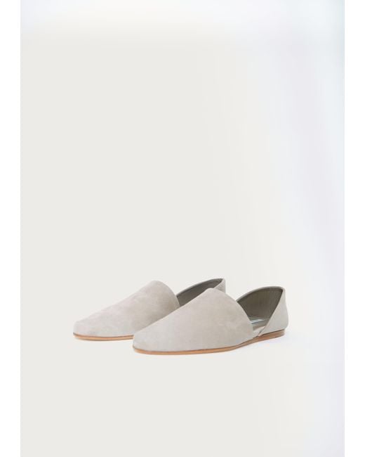 Dusan Natural Hals Suede Flat