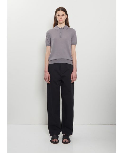 Meta Campania Collective Gray Joel Felted Cashmere Polo