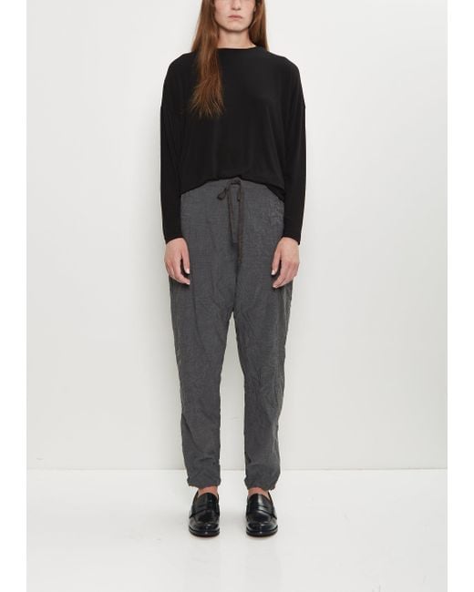 Pas De Calais Black Stretch Easy Pants