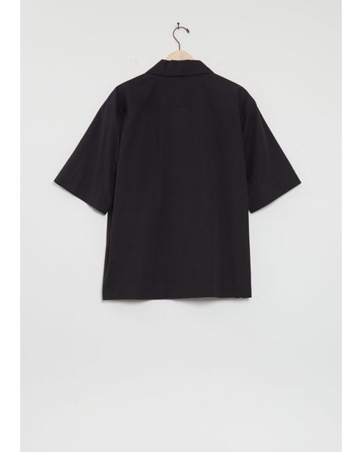 Margaret Howell Black Revere Collar Shirt