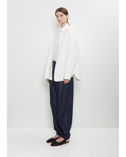 Dries Van Noten White Mesh Slingback Ballet