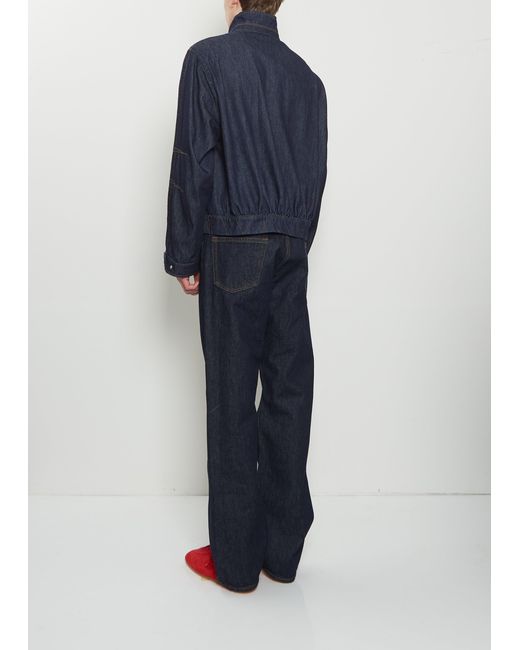 Dries Van Noten Blue Varington Denim Jacket