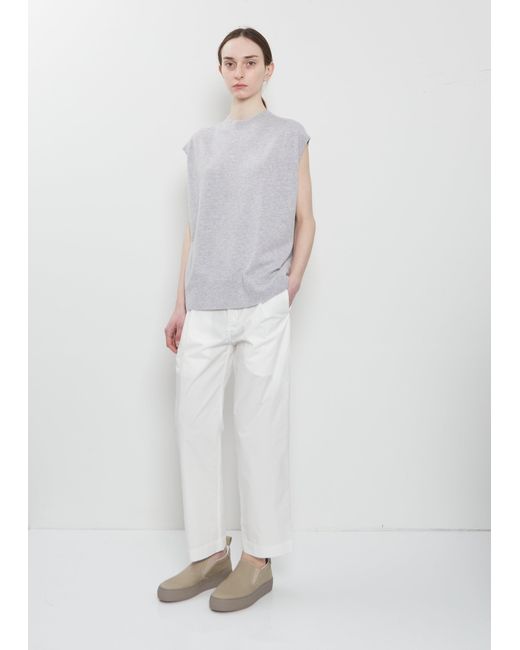 Sofie D'Hoore White Mistle Cashmere Shell