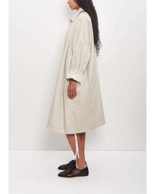 Casey Casey Cotton Big Blobby Coat in Natural | Lyst