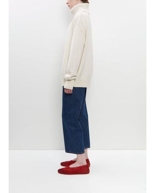 Extreme Cashmere White Cashmere N°20 Oversize Xtra Sweater