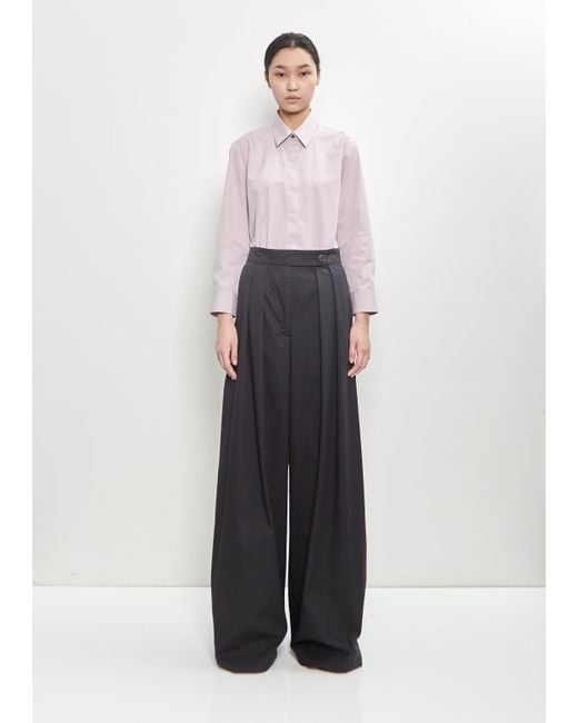 Dries Van Noten Black Cotton Pamplona Pants