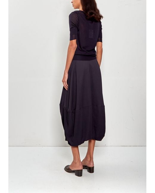Lemaire Black Balloon Fluid Skirt