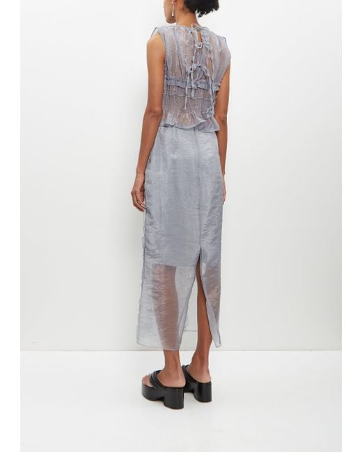Cecilie Bahnsen Liquid Myrtia Olympia Skirt in White | Lyst