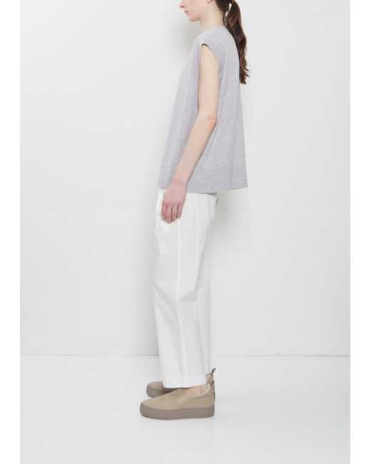 Sofie D'Hoore White Mistle Cashmere Shell