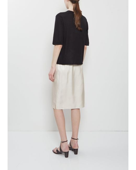 Loulou de Saison Black Nala Fine Cashmere Top