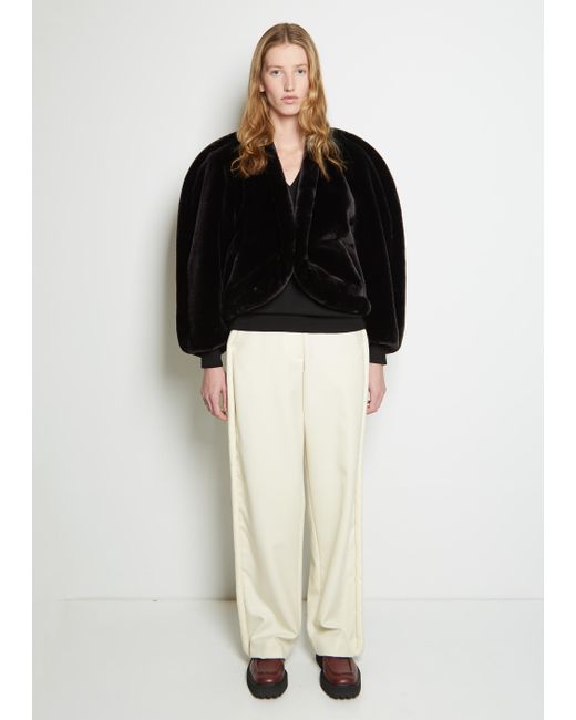 Dries van noten hotsell faux fur jacket
