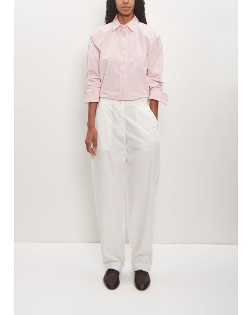 Casey Casey Cotton Jude Pant in White | Lyst