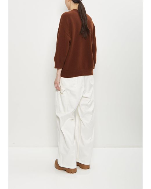 Sofie D'Hoore Brown Mouse Wool Crewneck
