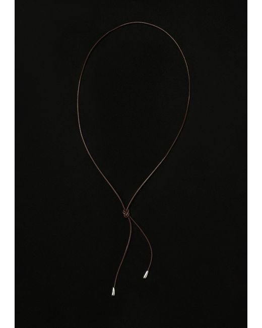 Sophie Buhai Black Elegant Shoelace Choker