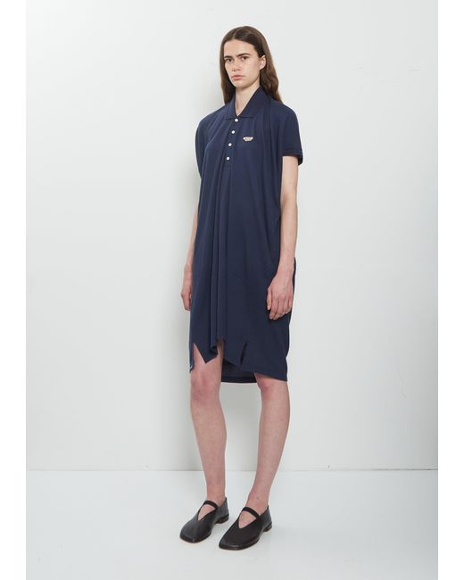 Visvim Blue Ultimate Ruana Weller S/s Polo Shirt Dress