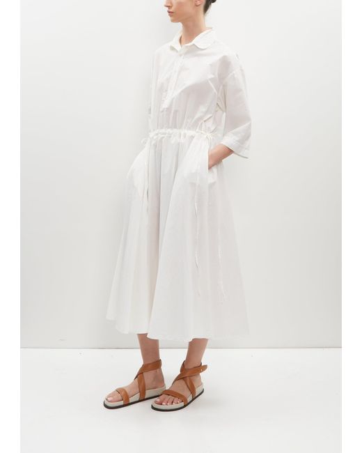 Labo.art White Seneca Cotton Poplin Dress